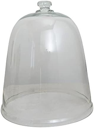 Creative Co-Op Recycled Glass Cloche Décor, Clear | Amazon (US)