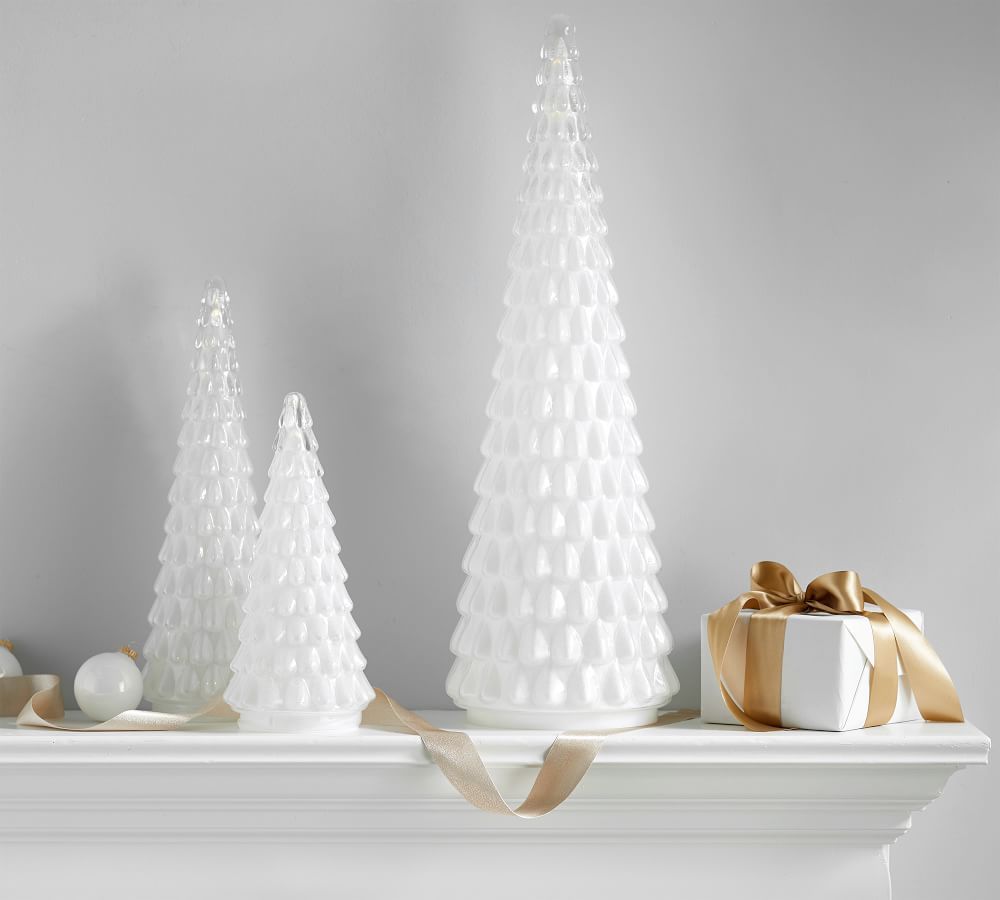 Light Up Beaded Glass Trees | Pottery Barn (US)