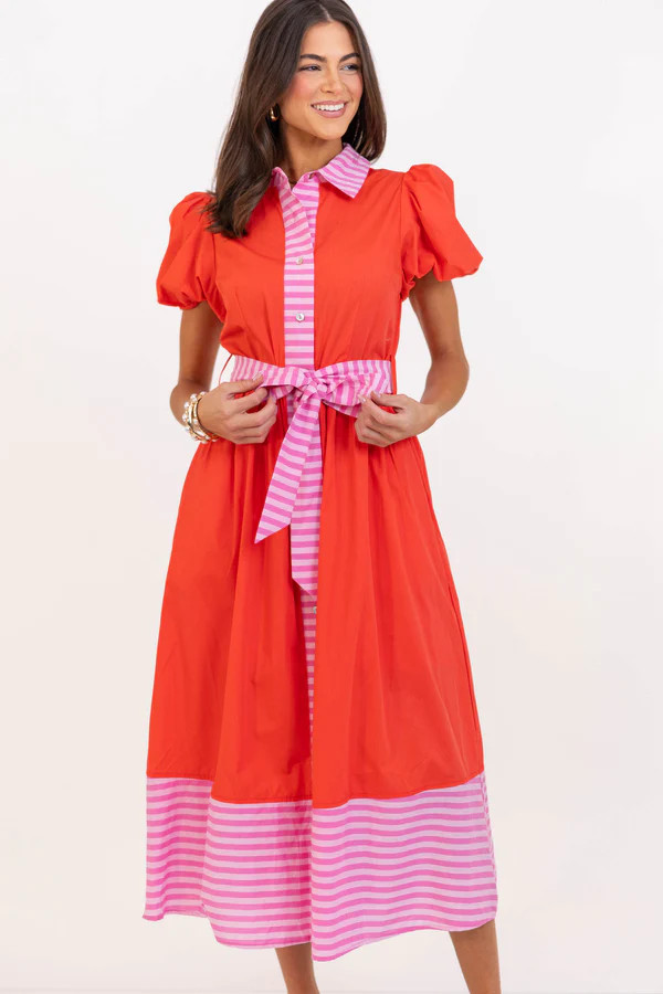 Sweet Caroline Red Dress | The Mint Julep Boutique