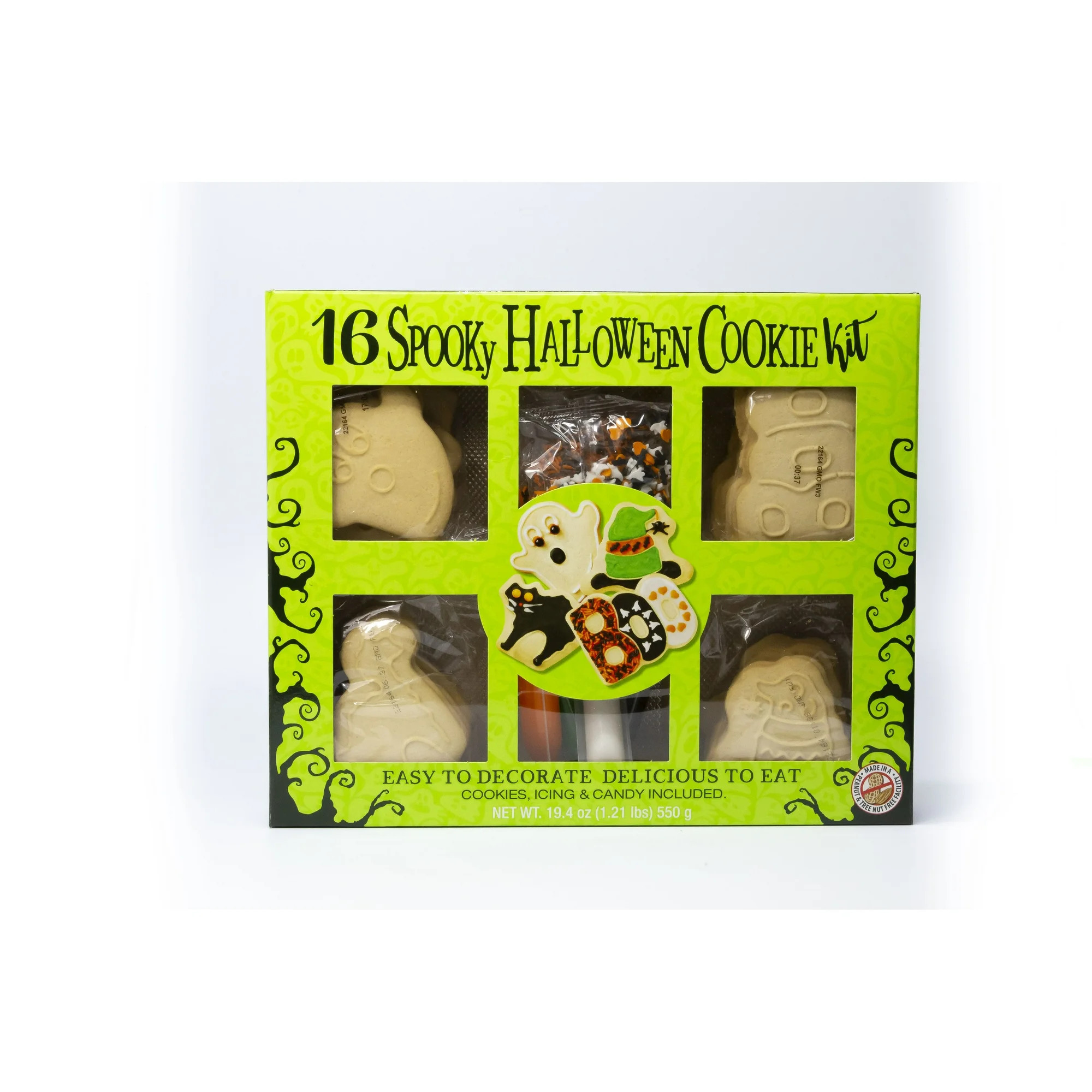 Freshness Guaranteed Spooky Cookie Kit, 19.4 OZ, 16ct - Walmart.com | Walmart (US)