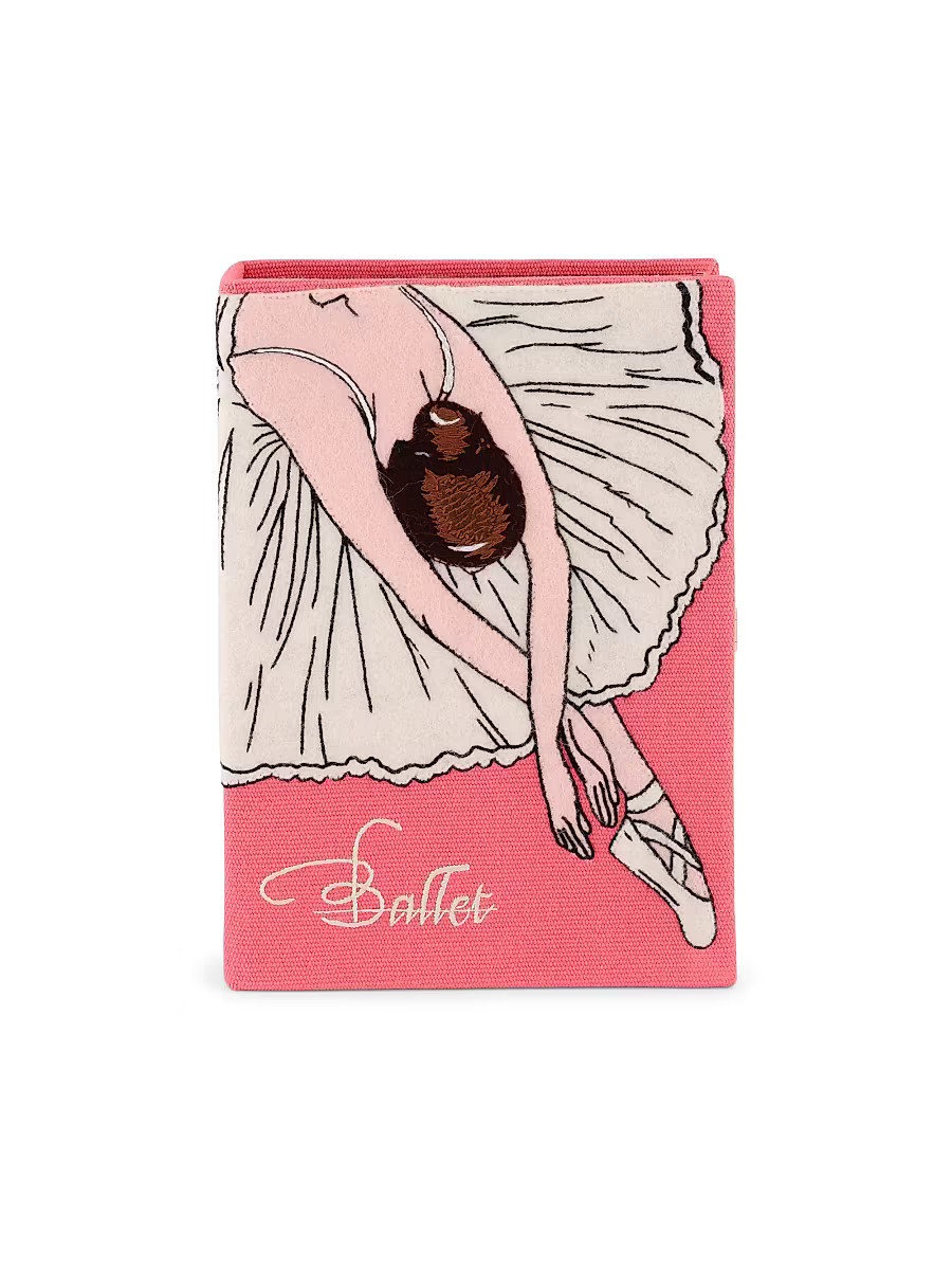 Women's Dance Ballerina Embroidered Book Clutch - Hibiscus | Saks Fifth Avenue