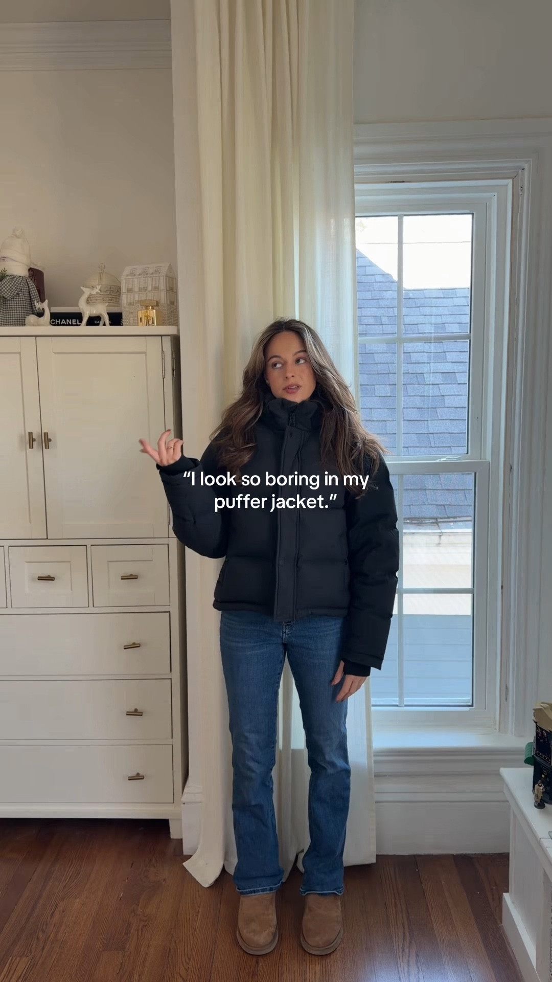 Puffer coat outfit inspo 