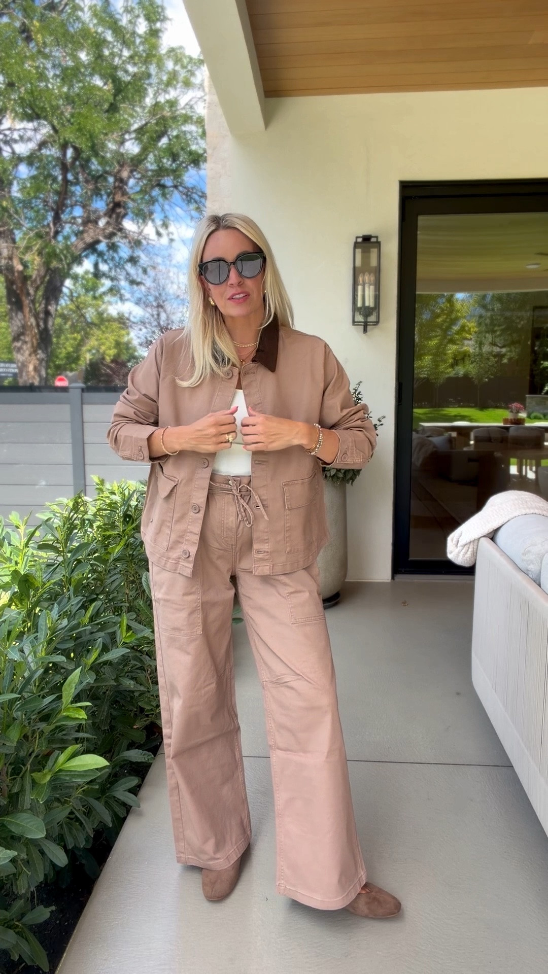 Same pants come in this khaki color and have a matching jacket too!

#LTKootd #LTKgrwm #LTKmomlife
