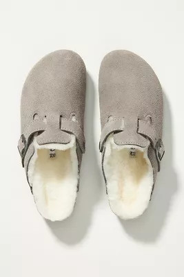 Birkenstock Boston Shearling Clogs | Anthropologie (US)