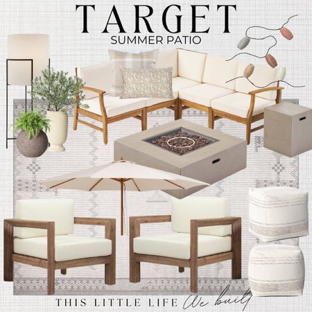 Target Home / Target Outdoor / Threshold Outdoor / Outdoor Furniture / Outdoor Decor / Outdoor Throw Pillows / Outdoor Accent Chairs / Outdoor Seating / Outdoor Fire pits / Threshold Furniture / Outdoor Area Rugs / Patio Decor / Summer Patio / Patio Furniture / Patio Seating / Patio Entertaining / Outdoor Lighting / Outdoor Dining/ Outdoor Entertaining / Summer Patio

#LTKSeasonal #LTKstyletip #LTKhome