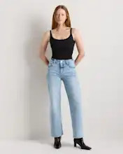 Luna Stretch Relaxed Straight Jeans | Quince