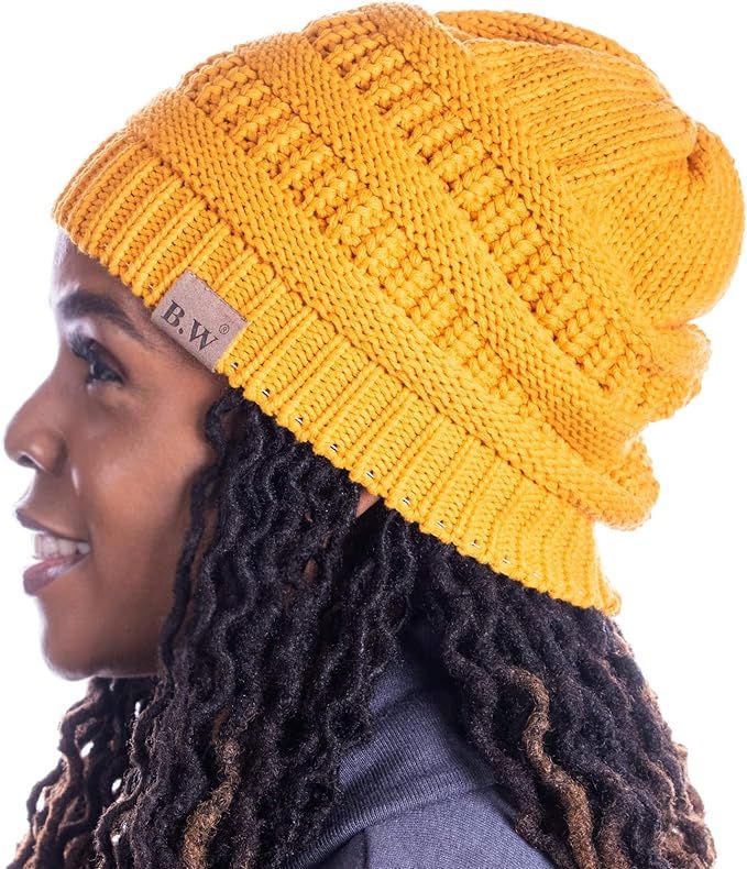 Beautifully Warm Women’s Winter Hat | Slouchy Beanie Satin Lined Hat for Women | Amazon (US)