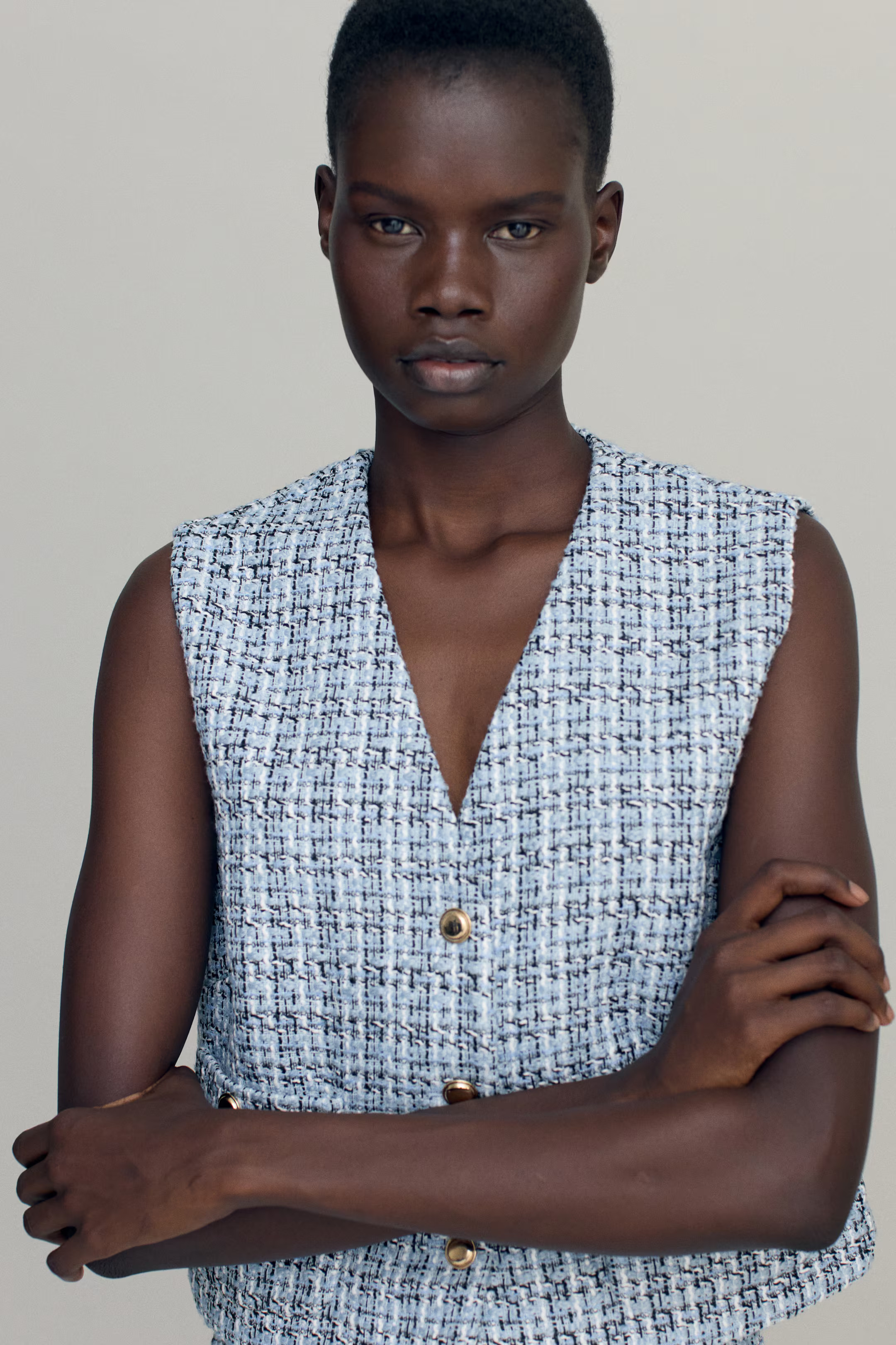 Bouclé waistcoat | H&M (UK, MY, IN, SG, PH, TW, HK)