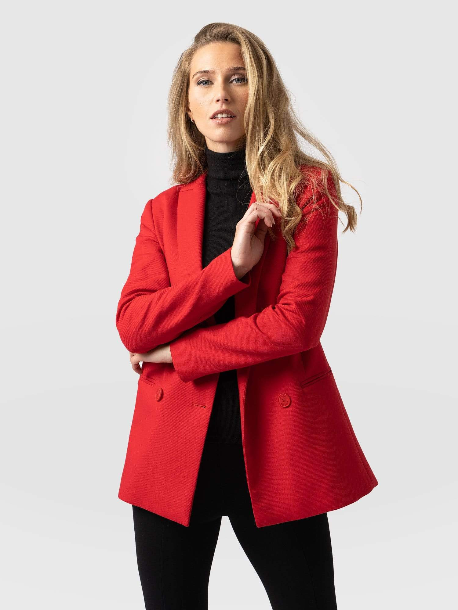 Cambridge Blazer - Red | Saint + Sofia (Global)
