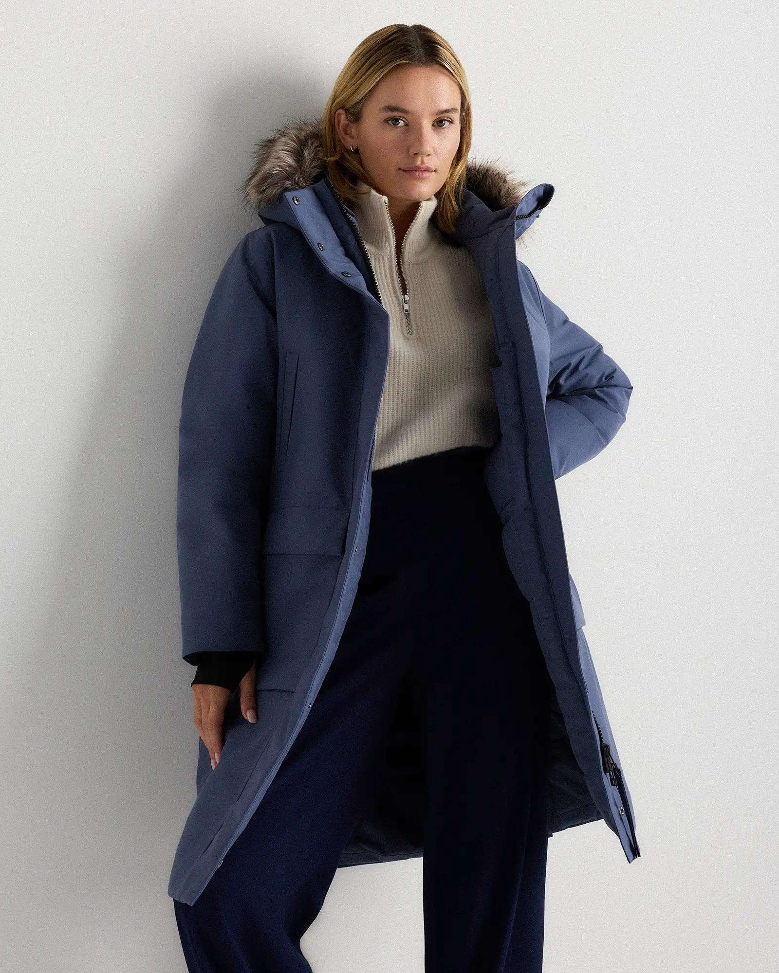 Responsible Down Hooded Long Parka | Quince