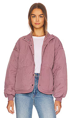 BLANKNYC Quilted Jacket in Wisteria from Revolve.com | Revolve Clothing (Global)