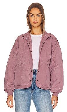 BLANKNYC Quilted Jacket in Wisteria from Revolve.com | Revolve Clothing (Global)