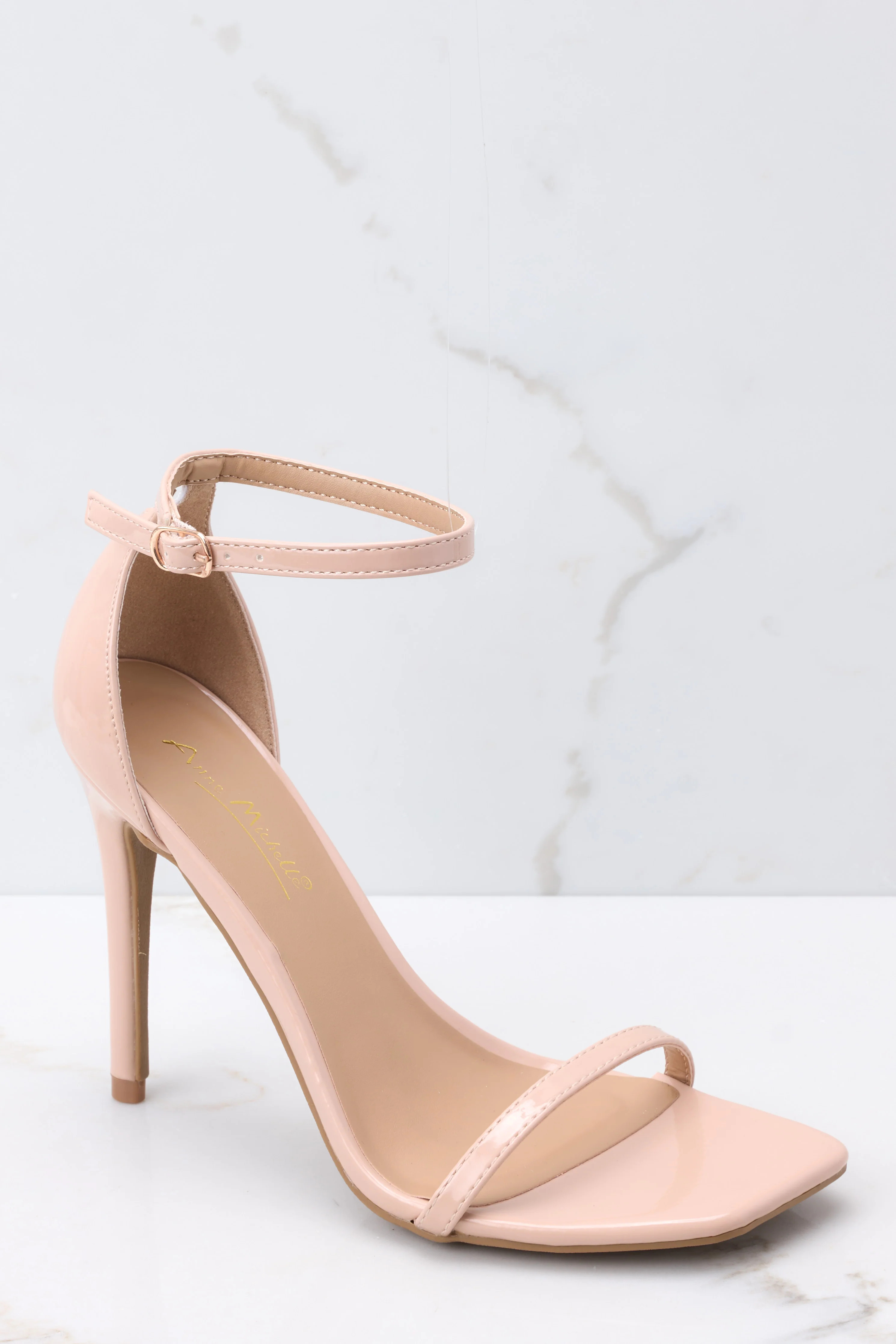Walking Away Beige Ankle Strap Heels | Red Dress 