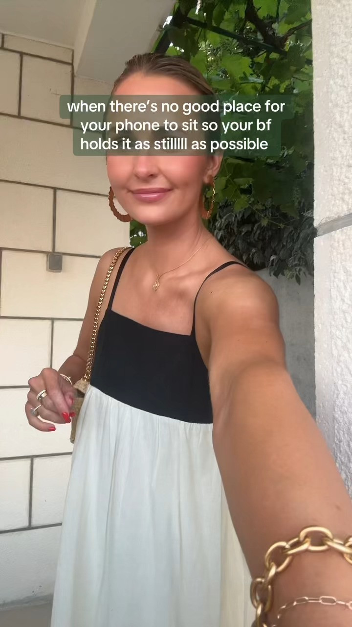 When your boyfriend doubles as your tripod—OOTD content secured. This breezy dress is vacation perfection and made for golden hour! 

#LTKtravel #VacationStyle #EuropeanEscape  

 