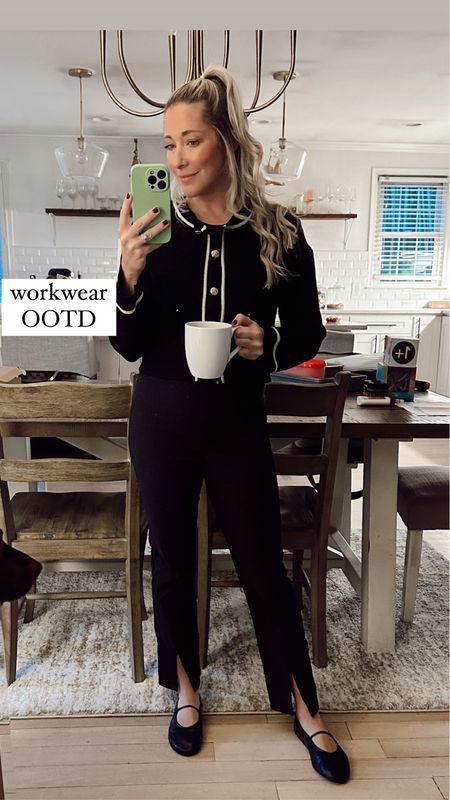 OOTD workwear 
Spring outfit 
Cardigan 
Easter outfit 
Workwear 

#LTKSeasonal #LTKworkwear #LTKfindsunder100