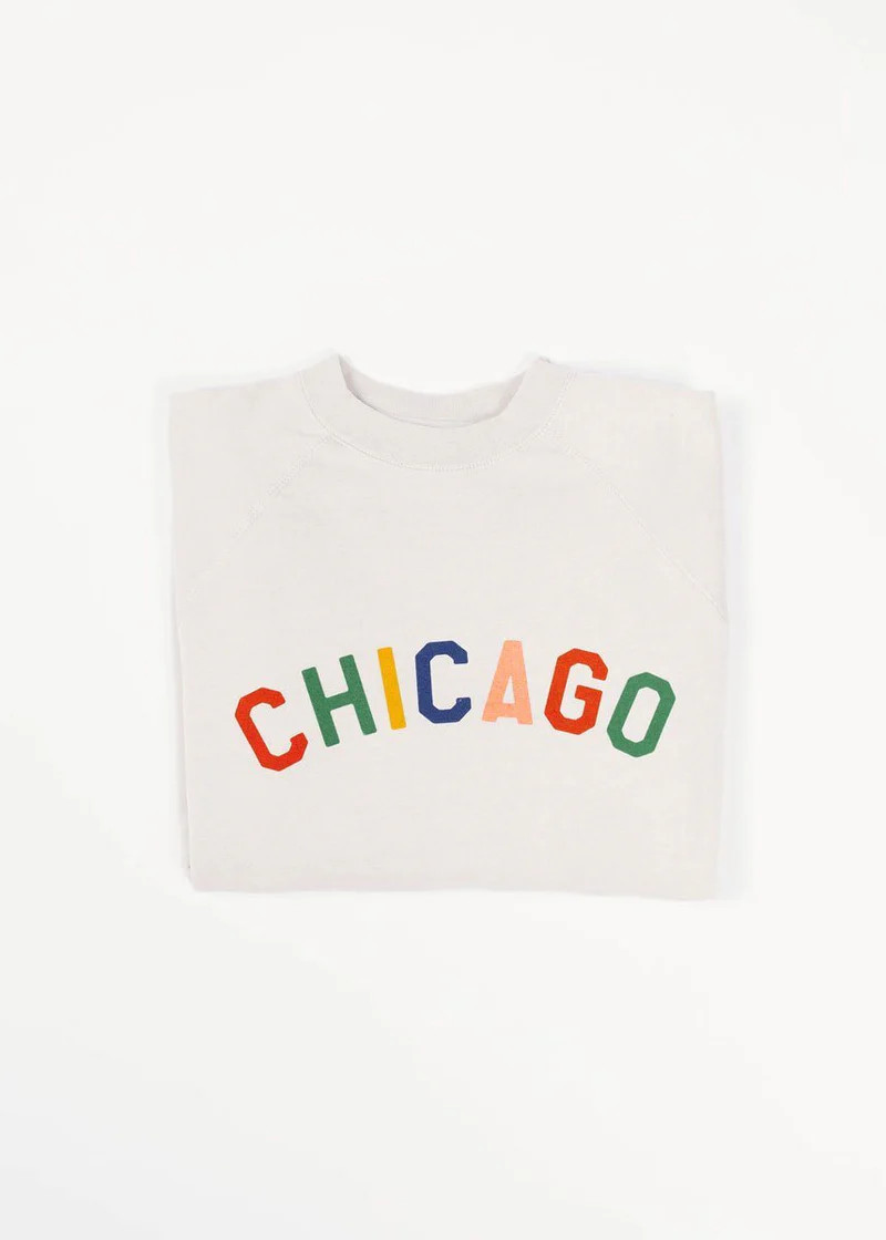Sweet Home Chicago Sweatshirt - Stone Heather | Alice & Wonder