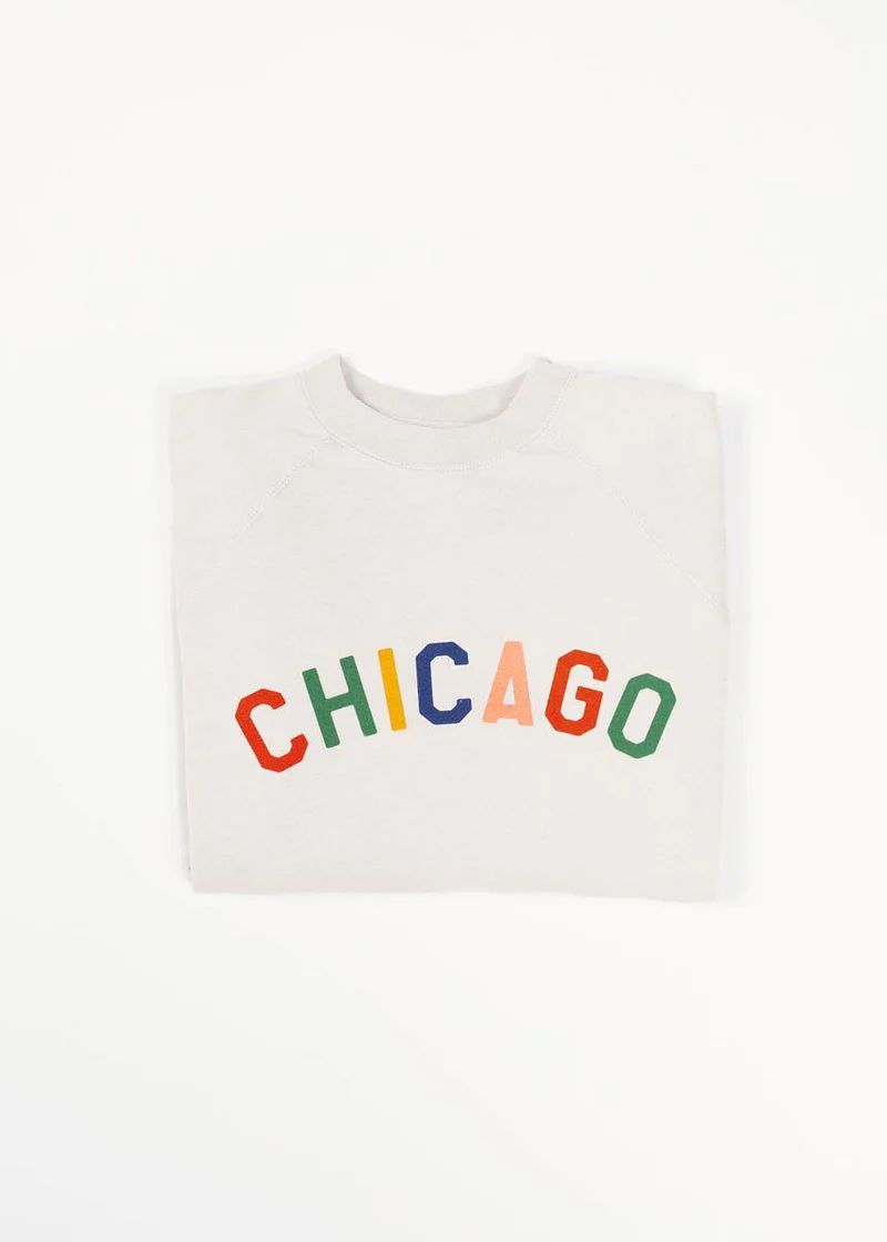 Sweet Home Chicago Sweatshirt - Stone Heather | Alice & Wonder