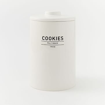 Utility Collection, Cookie Jar, White | West Elm (US)