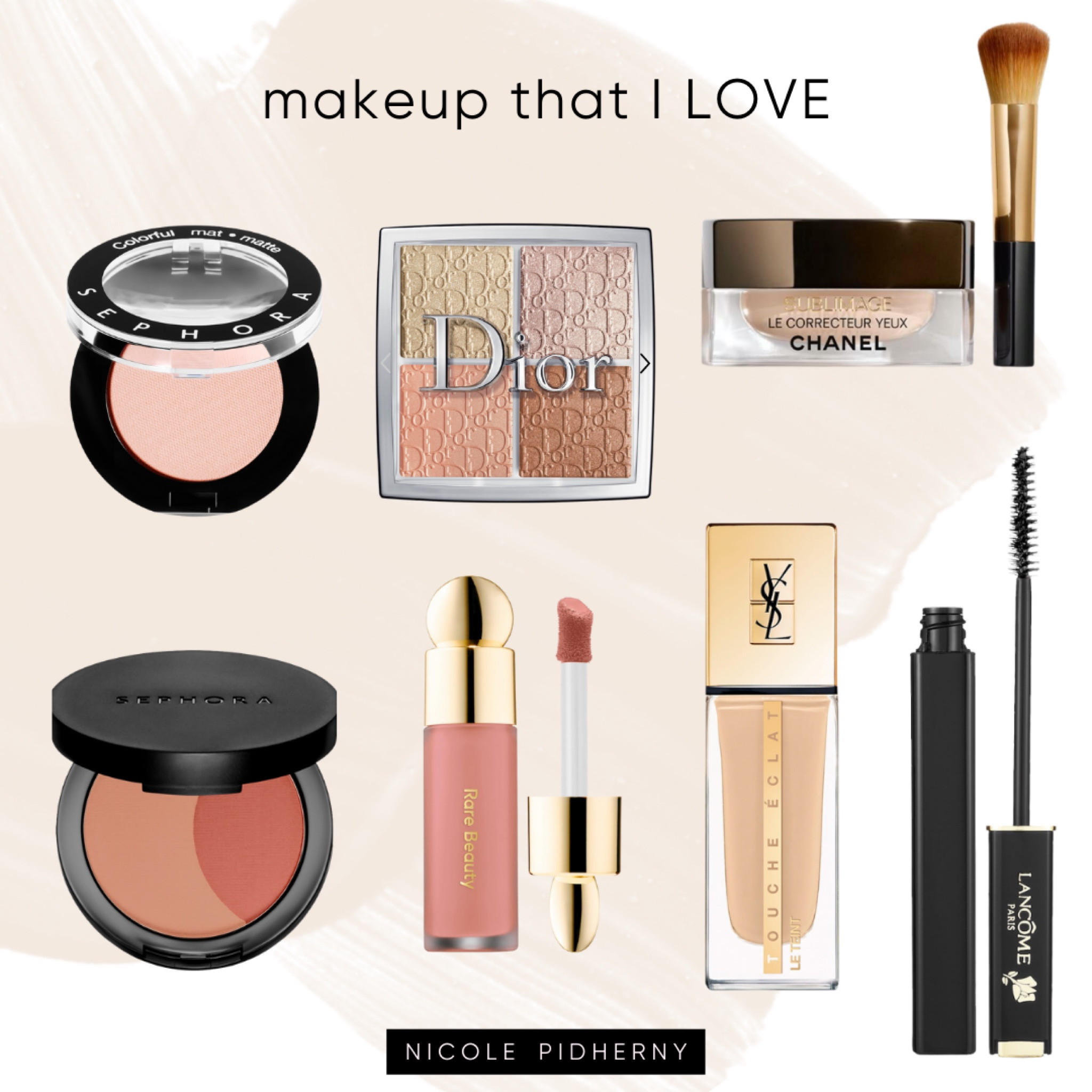 my current makeup line up! Sephora Collection Blush is English Rose and the Rare Beauty is called Hope! sale ends today! 

#LTKunder100 #LTKsalealert #LTKbeauty