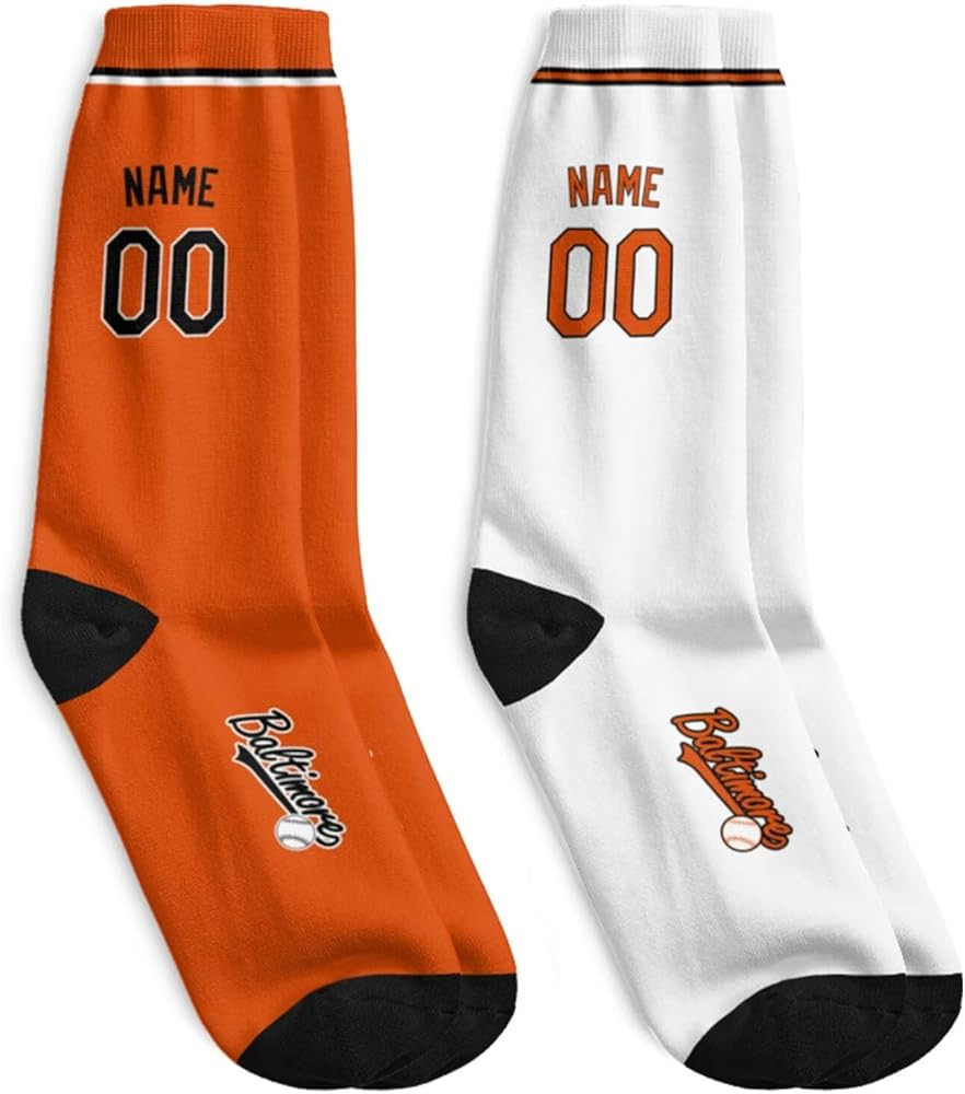 ANTKING Socks Custom Name and Number Socks for Men Women Youth Gifts | Amazon (US)