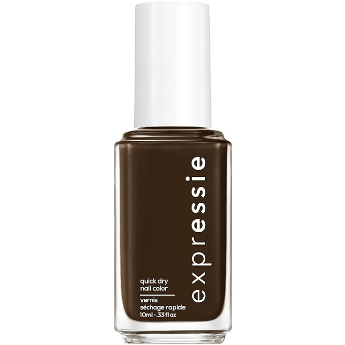 Essie expressie, Quick-Dry Nail Polish, 8-Free Vegan, Dark Brown, Take The Espresso, 0.33 fl oz | Amazon (US)