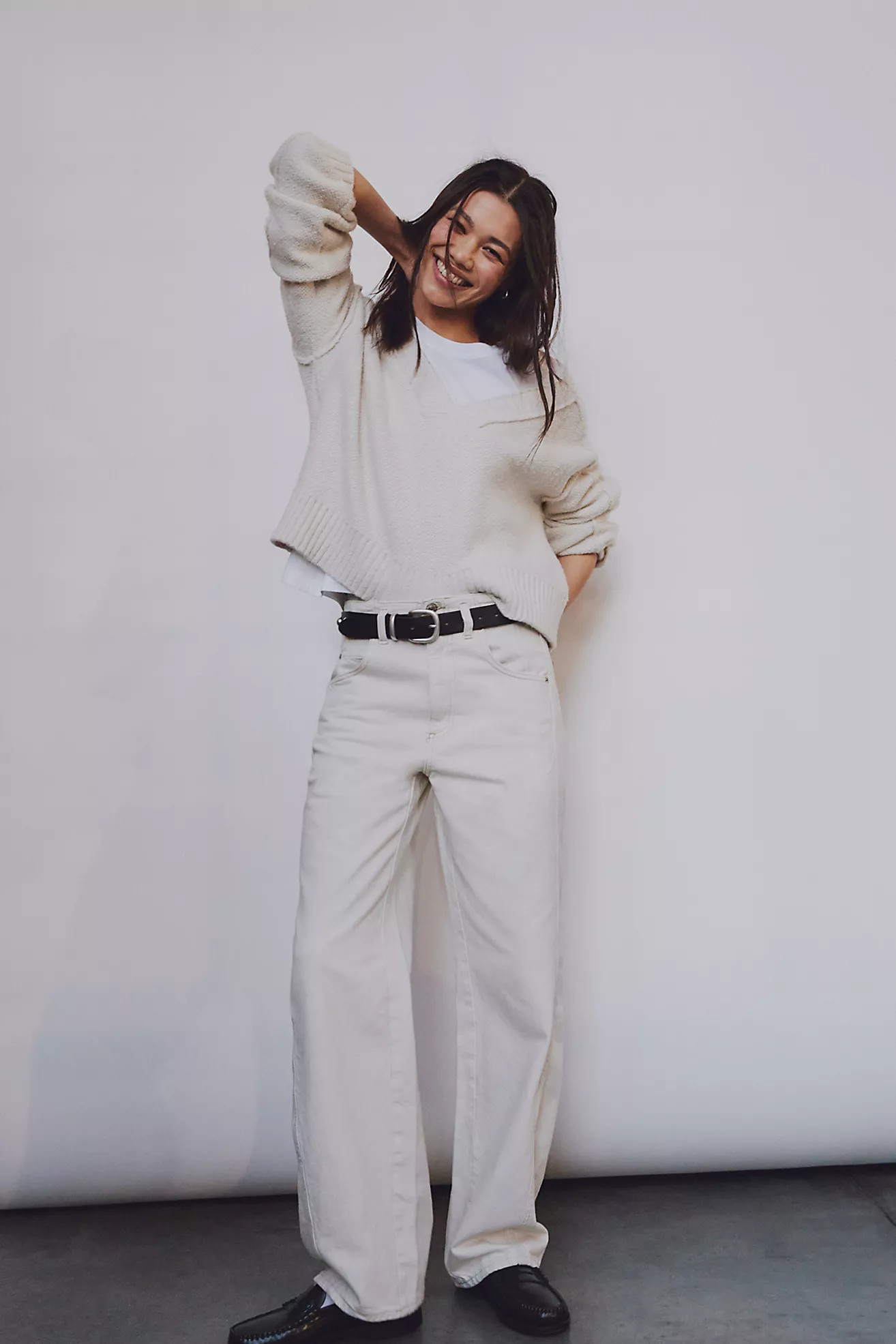 Rhea V-Neck Pullover | Free People (Global - UK&FR Excluded)