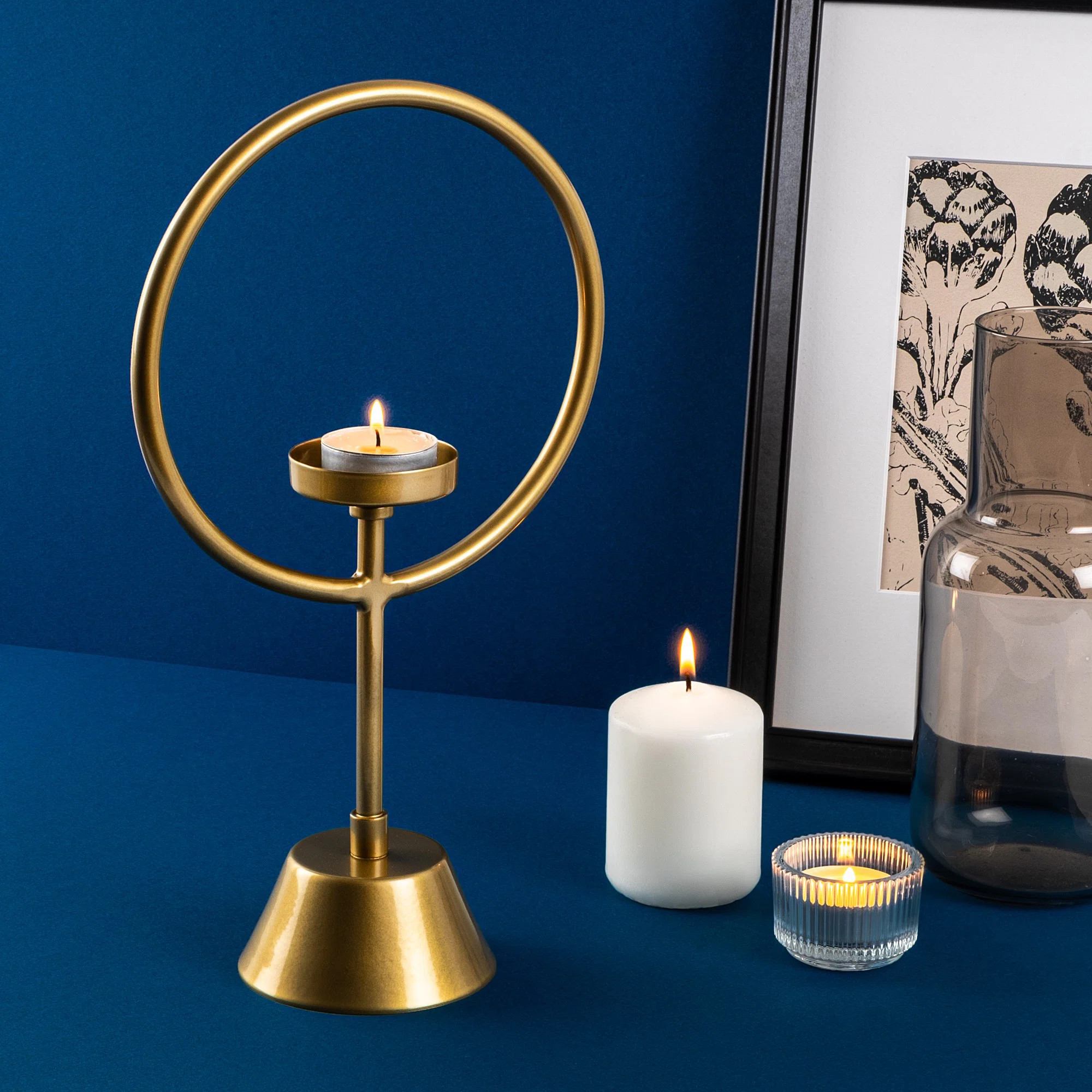 Elegant Decorative Metal Accessory, Gold Finish, 7.3 x 11.8 x 3.5 inches | 100% Metal Constructio... | Wayfair North America