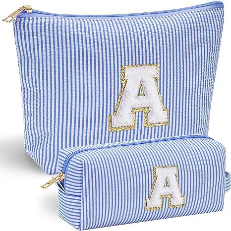 Mothers Day Gifts 丨Birthday Gifts for Women丨 Personalized Monogram Makeup Bag丨Cosmetic Bag... | Amazon (US)