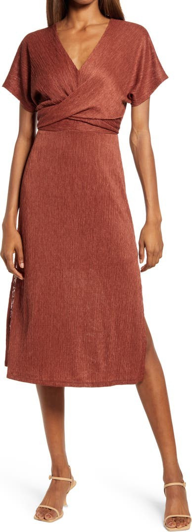 Phoebe V-Neck Midi DressFLORET STUDIOS | Nordstrom