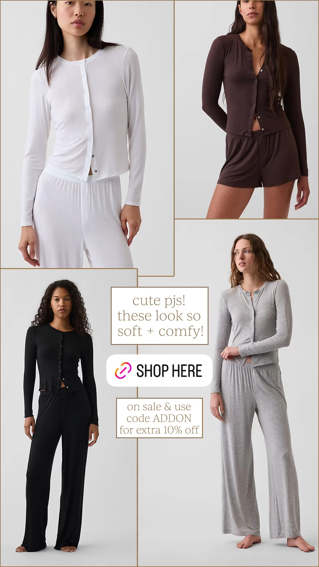 Cute pj set on sale and look so soft and cozy! Use code ADDON for extra 10% off

#LTKSaleAlert