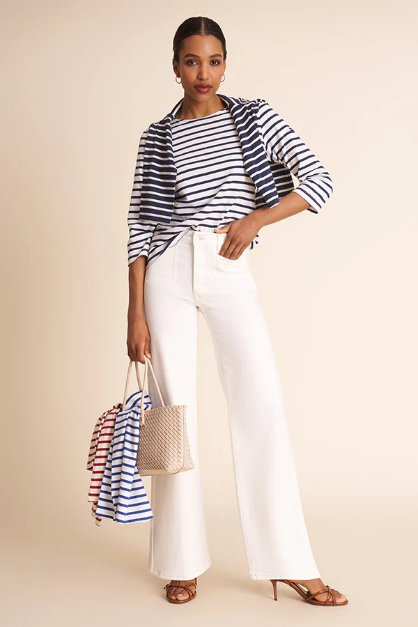 FRAME Le Slim Palazzo Modernist Pocket :: Au Natural Clean Aucle | MM LaFleur