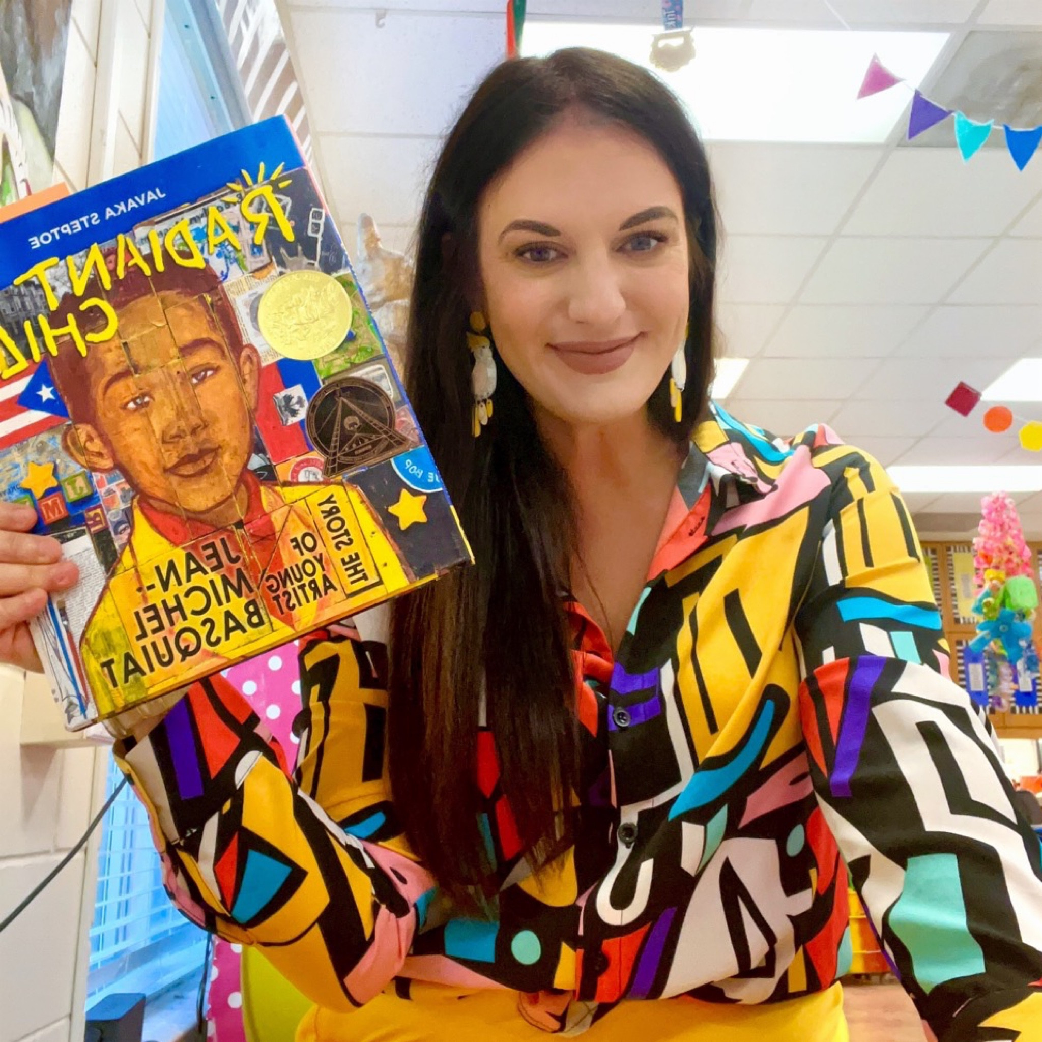 Book if the week for Kindergarten is Radiant Child by Javaka Stepyoe and we are making dinosaurs inspired by Basquiat’s artwork!  

#LTKunder100 #LTKworkwear #LTKunder50