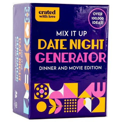 Crated with Love: Date Night Ideas Generator Card Game - 100,000 Exciting Dinner Movie Challenges for Couples | Target
