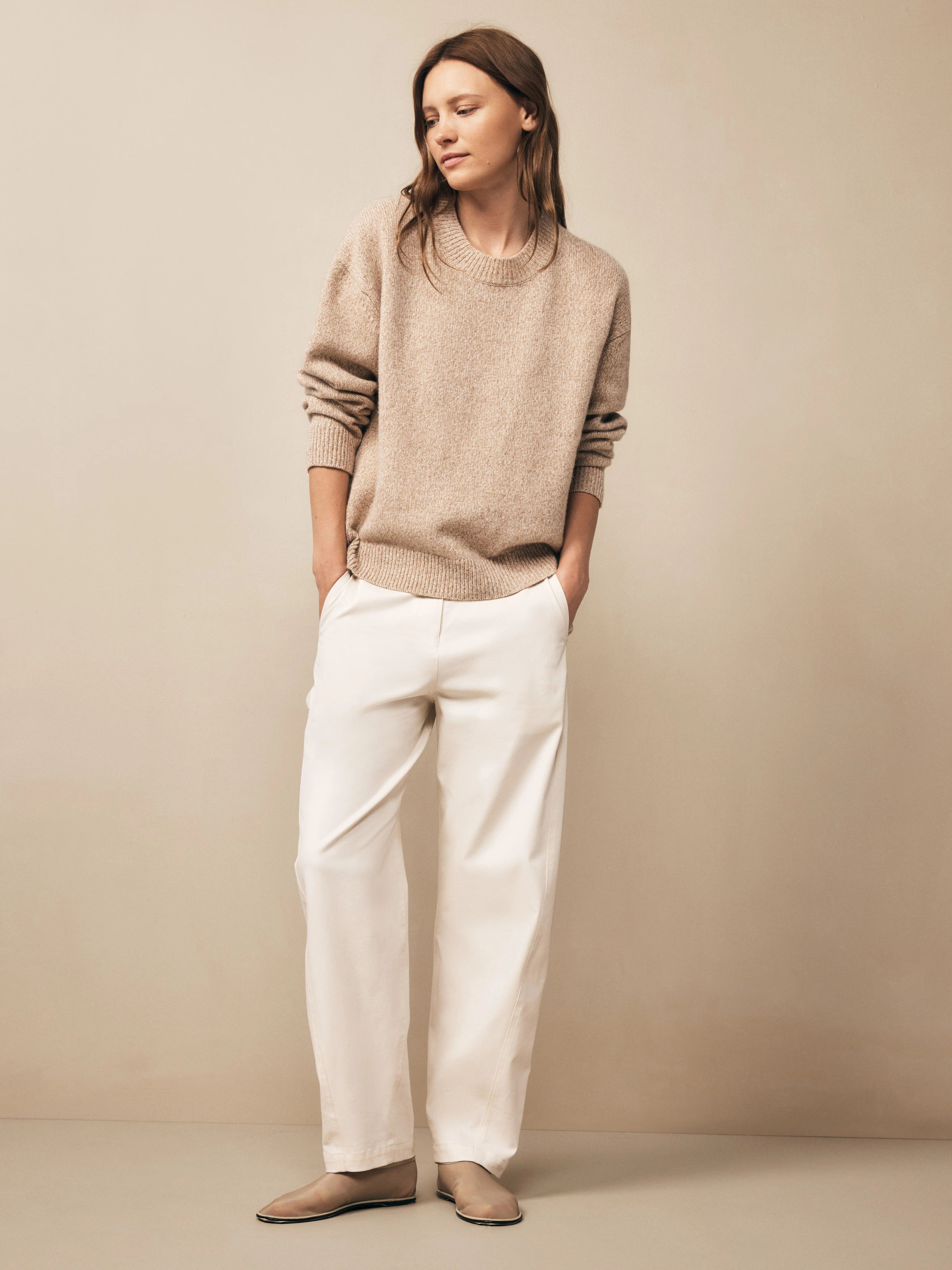 Boy Crew in Cashmere Mouline | TWP