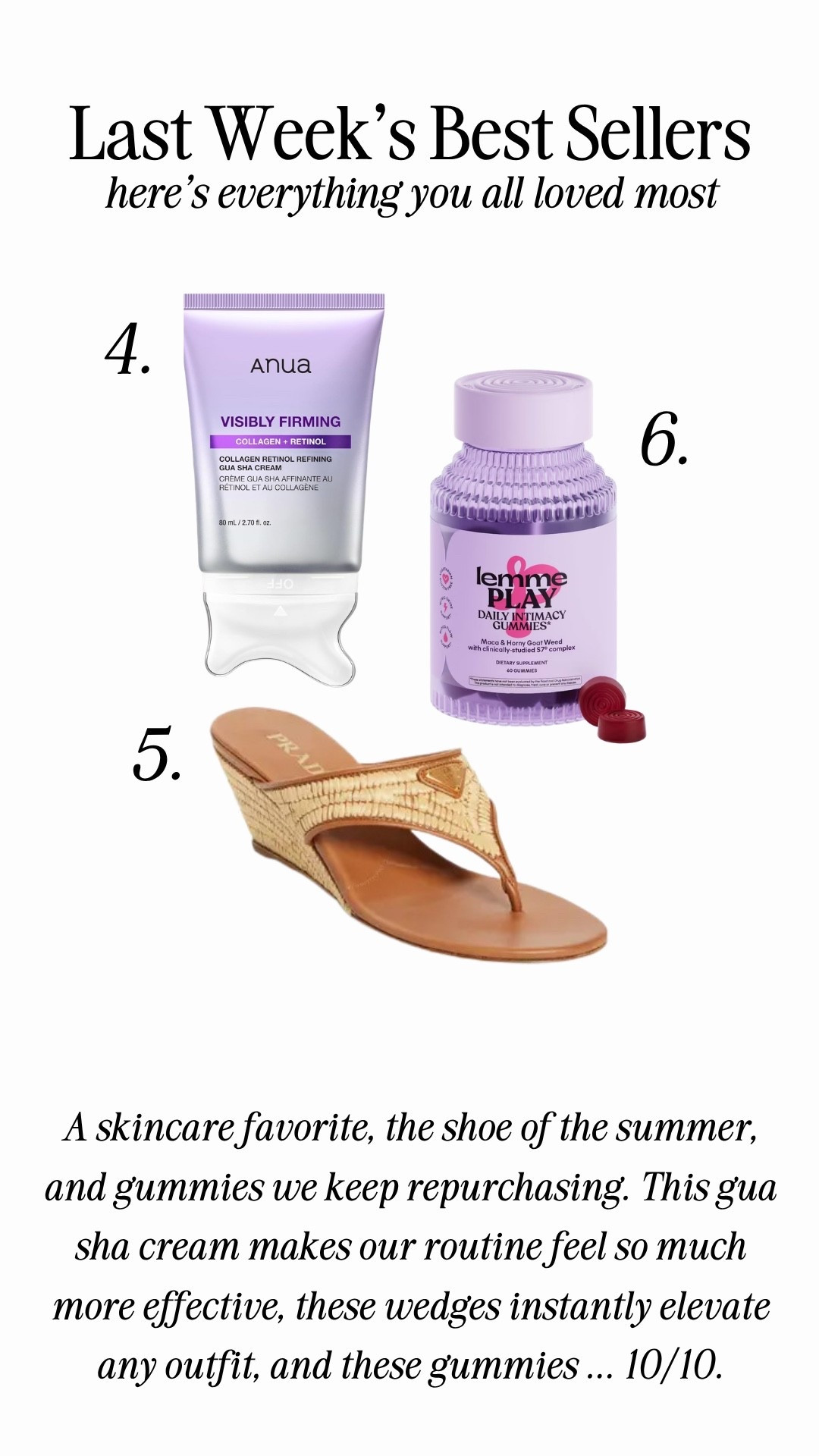 Last weeks bestsellers!!
