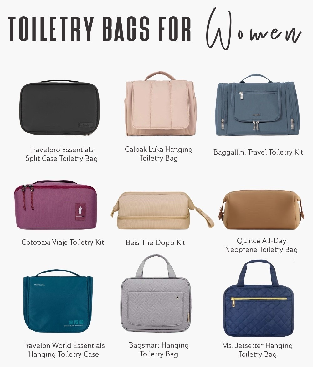 Not matter where your headed, a hardworking and stylish toiletry bag is essential to keep your beauty products organized and accessible. 🧼🪥💄From compact organizers to spacious hanging travel toiletry bags there is an option for every frequent flyer! ✈️

Toiletry Bag for Travel | Travel Essentials | Travel Gear | Packing Toiletries | Toiletry Organization | Packable Toiletry Bag | Cosmetic Bag

#LTKtravel #LTKbeauty #LTKbag