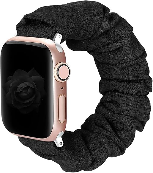 BMBMPT Scrunchie Elastic Watch Band Compatible with Apple Watch Band 38mm 40mm 41mm 42mm 44mm 45m... | Amazon (US)