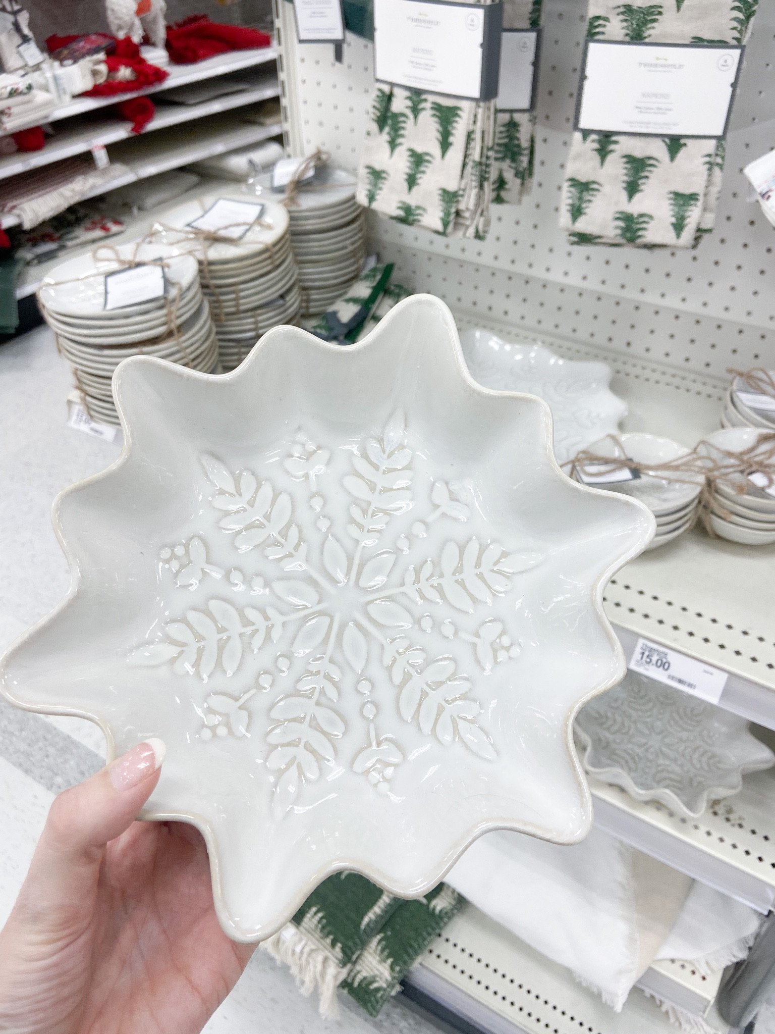 Pretty snow flake stoneware! 

Target finds, holiday home, Christmas home, target Christmas, threshold Christmas 

#LTKSeasonal #LTKHoliday #LTKhome