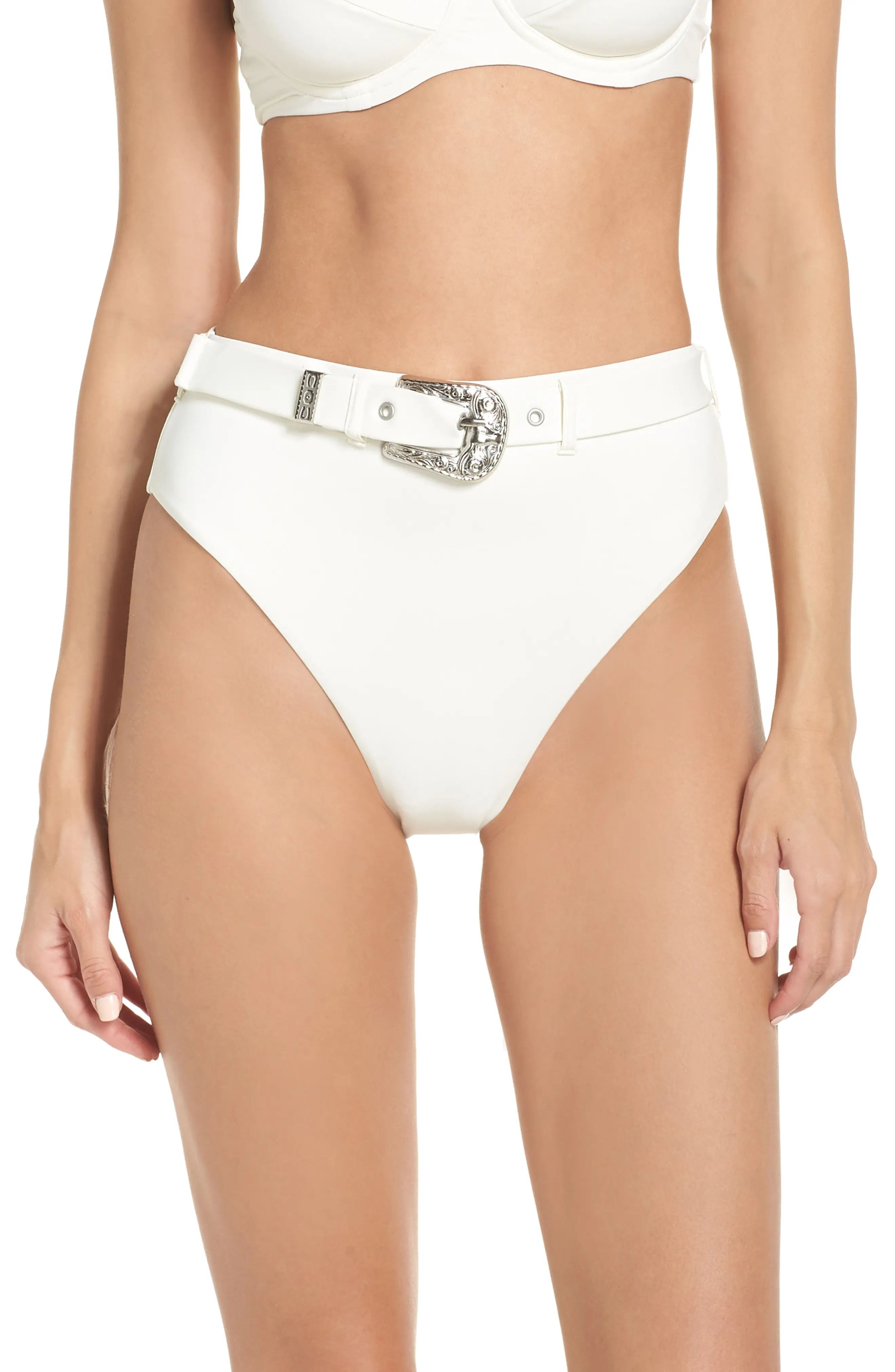 Women's Onia Emily Bikini Bottoms, Size Medium - White | Nordstrom