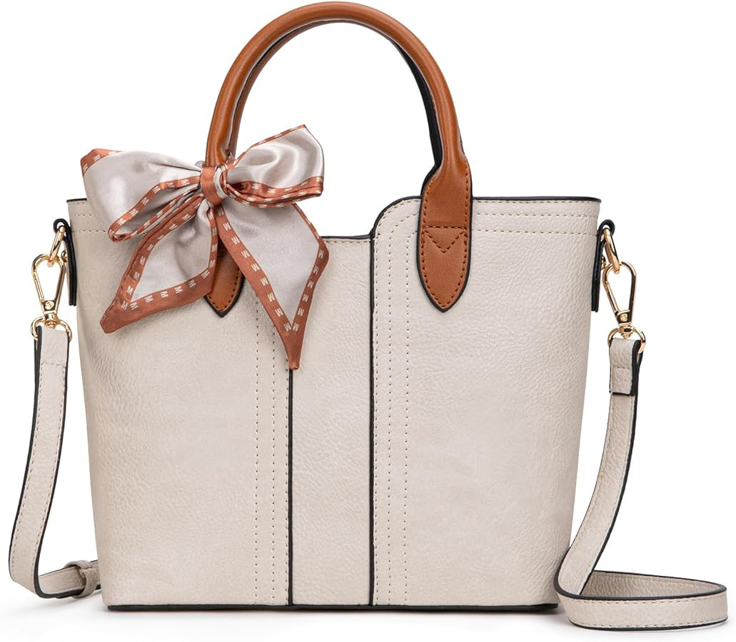 Montana West Small Tote Bags for Women Crossbody Purses Cute Satchel Handbag with Detachable Stra... | Amazon (US)