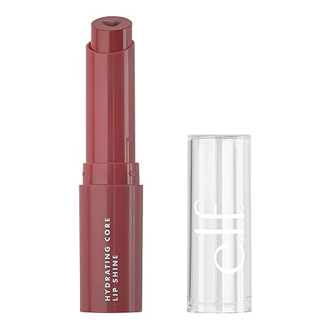 e.l.f. Hydrating Core Lip Shine, Lip Balm For A Sheer Tint Of Color & Soft Shine, Made With Nouri... | Amazon (US)