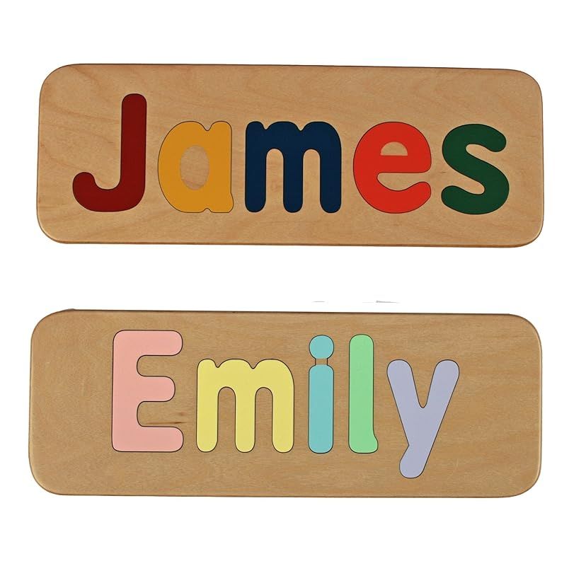 Personalized Name Puzzle by J and P Wood Products | Amazon (US)