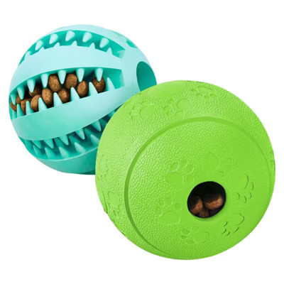 Itopfox Interactive Dog Puzzle Toy 2 Pack, Treat Dispensing Chew Ball for Teething, IQ Training, Slow Feeder, Playtime Fun for Medium & Large Dogs | Target