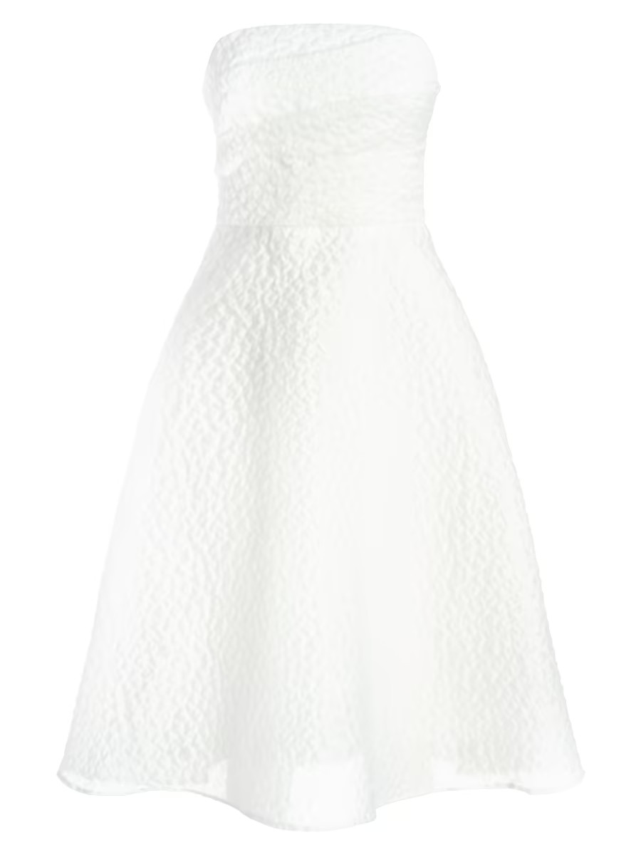 Penelope Strapless Organza Dress | Saks Fifth Avenue