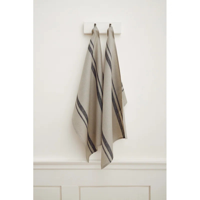 French Stripe - 100% Pure Linen Kitchen Towel | Wayfair North America