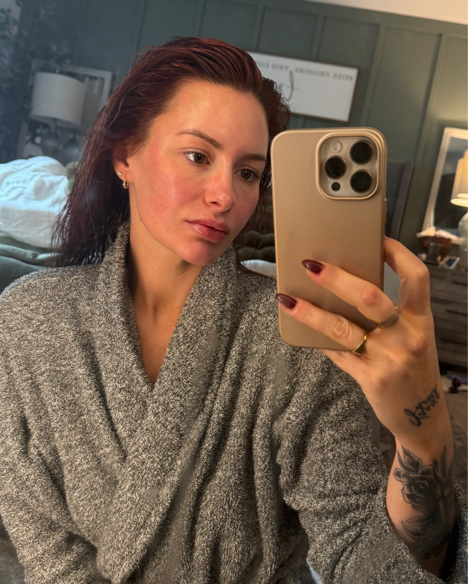 Rare pics of me with no make up & a fresh shower face so rosacea is in full force 🫣 but these products are making me feel so glowy & clear every single day 👏🏼

#LTKselfcare #LTKBeauty #LTKgrwm