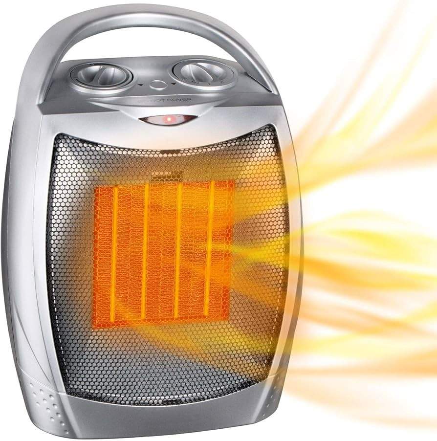 GiveBest Portable Electric Space Heater with Thermostat, 1500W/750W Safe and Quiet Ceramic Heater... | Amazon (US)