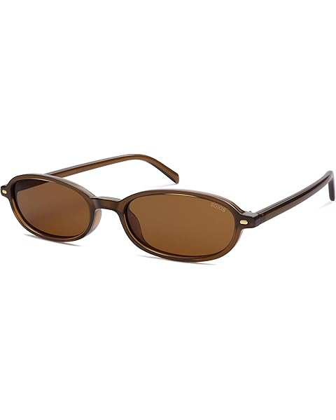 SOJOS Retro Rectangle Polarized Sunglasses for Women Men Trendy Hexagon Narrow Chic Y2K Sunnies S... | Amazon (US)