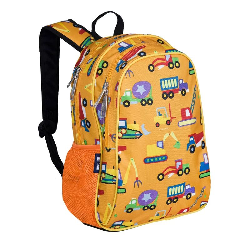 Wildkin Kids 15 Inch School and Travel Backpack for Boys and Girls (Under Construction Yellow) | Walmart (US)