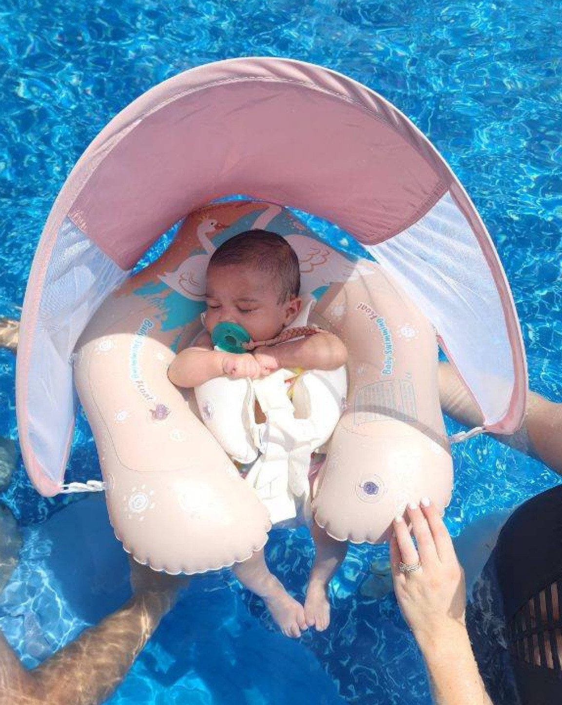 Baby float with canopy!!! Comes in 3 colors!! I ordered a small for sissy 

#LTKunder50 #LTKfamily #LTKkids